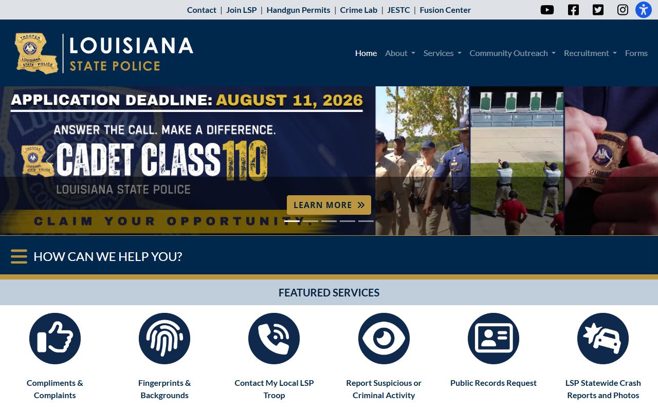 Catahoula Parish arrest records and charges Louisiana State Police registry