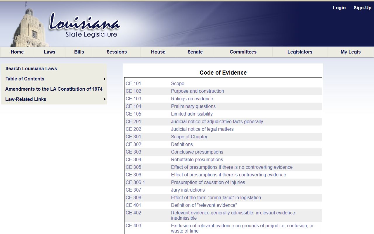 Catahoula Parish criminal court records Louisiana Code of Criminal Procedure source