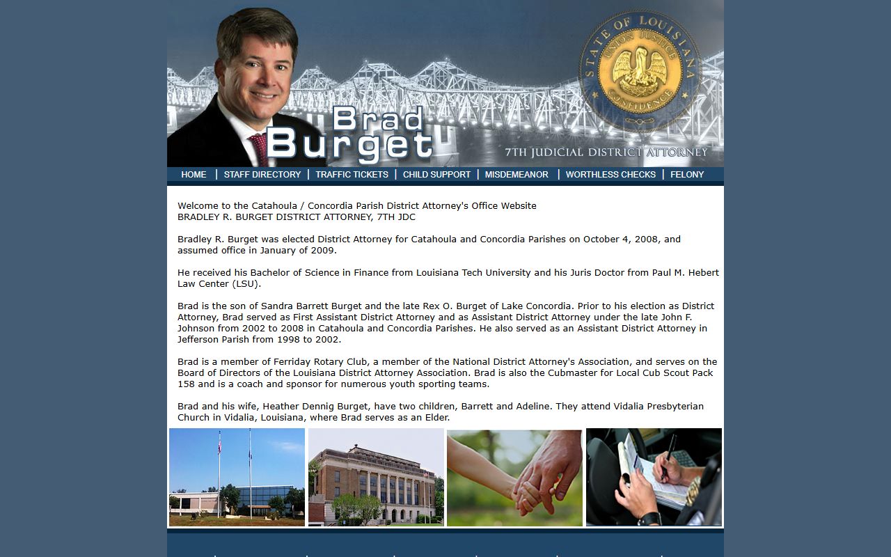 Catahoula Parish court records Seventh Judicial District Attorney home page