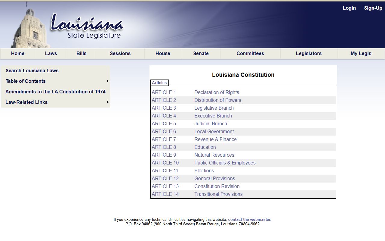 Catahoula Parish probate records Louisiana Code of Civil Procedure table